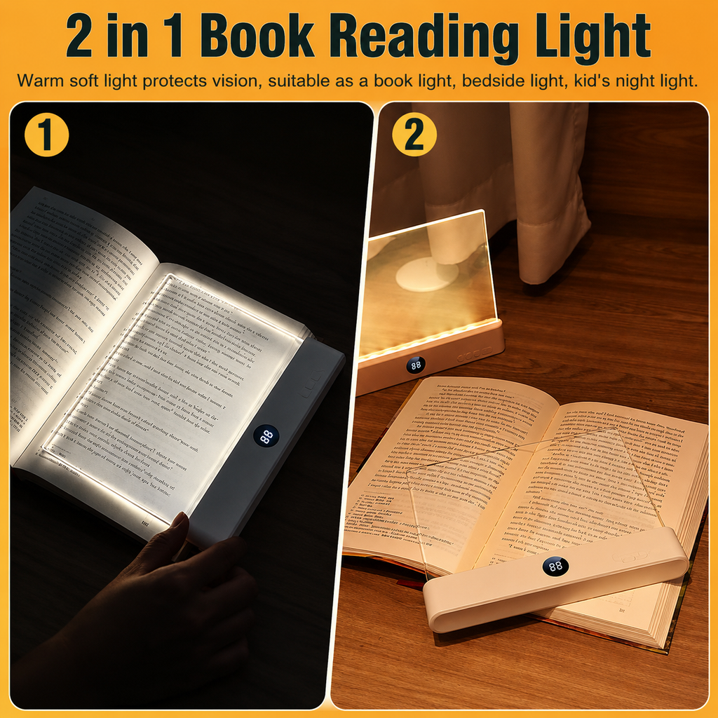 2-in-1 Book Light and Bookmark
