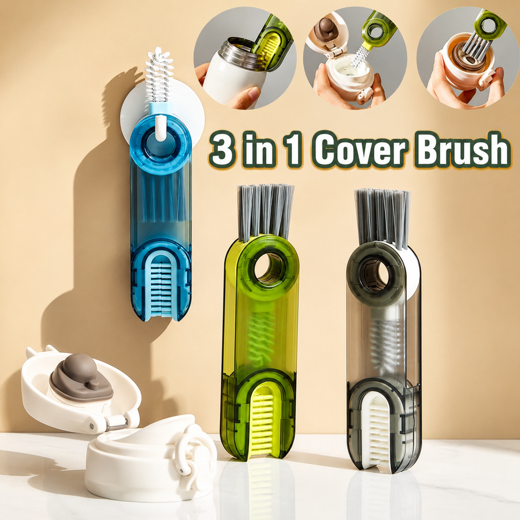 3-in-1 Bottle and Lid Cleaning Brush