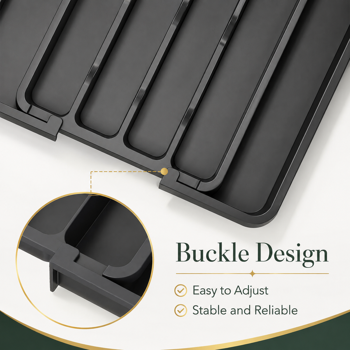 Adjustable Drawer Organizer Tray