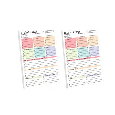 Brain Dump Planner Pad