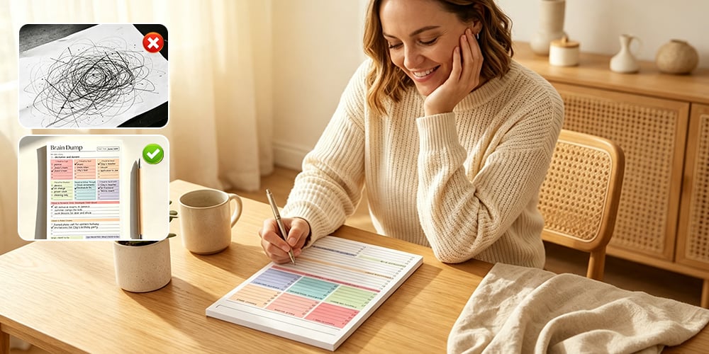 Brain Dump Planner Pad