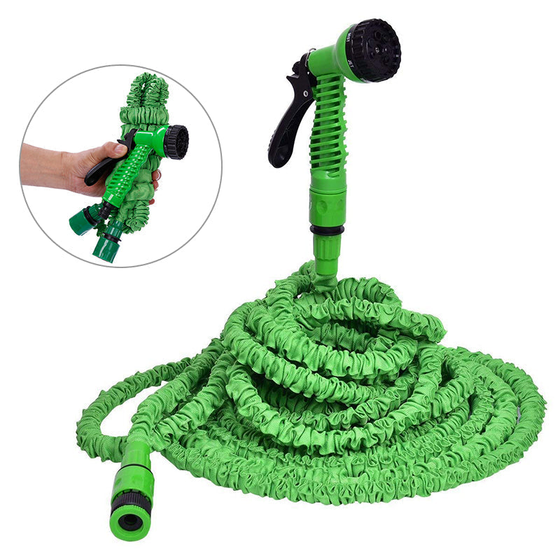 Expandable Garden Hose with Spray Nozzle