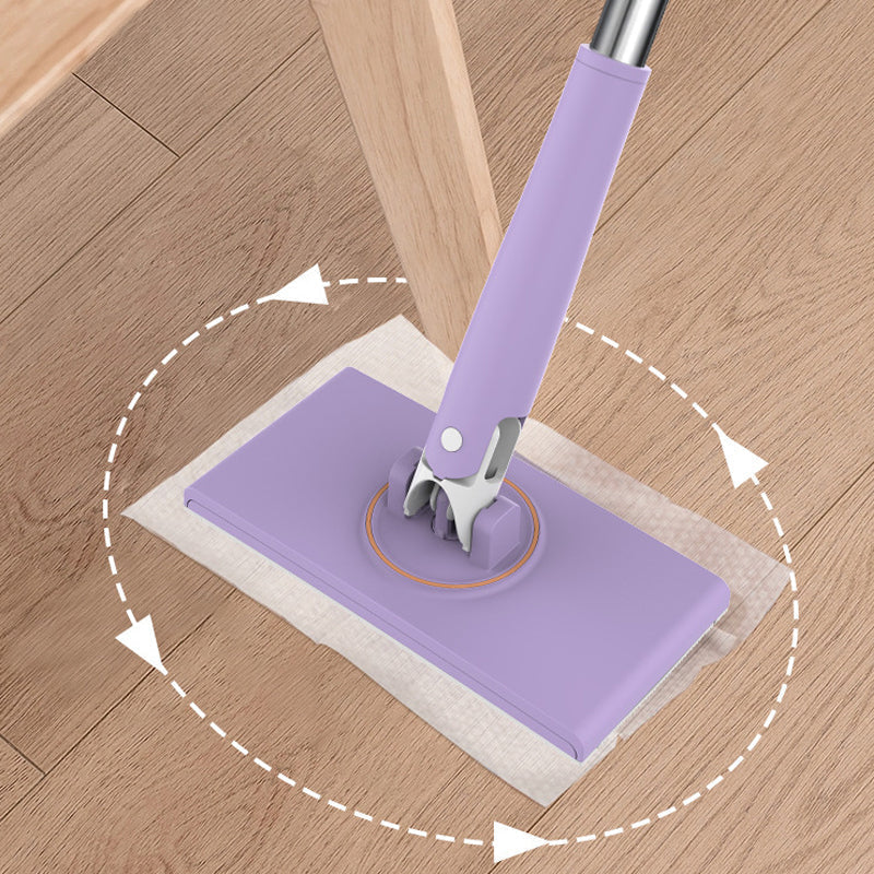 Flat Floor Mop with Dust Cloth Clip
