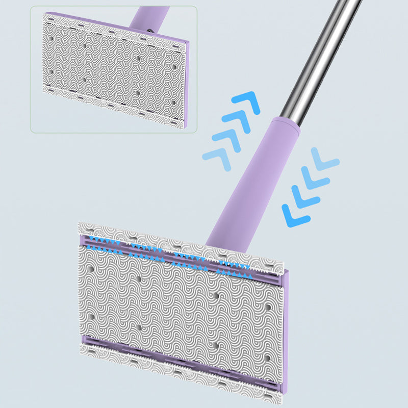 Flat Floor Mop with Dust Cloth Clip
