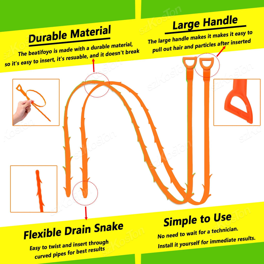 Flexible Drain Clog Remover Tool