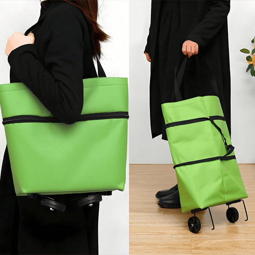 Foldable Rolling Shopping Bag