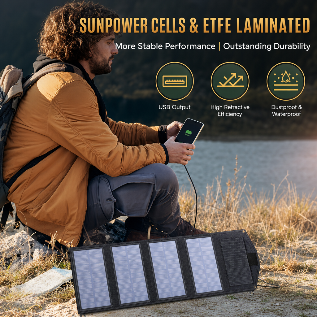 Foldable Solar Panel Charger
