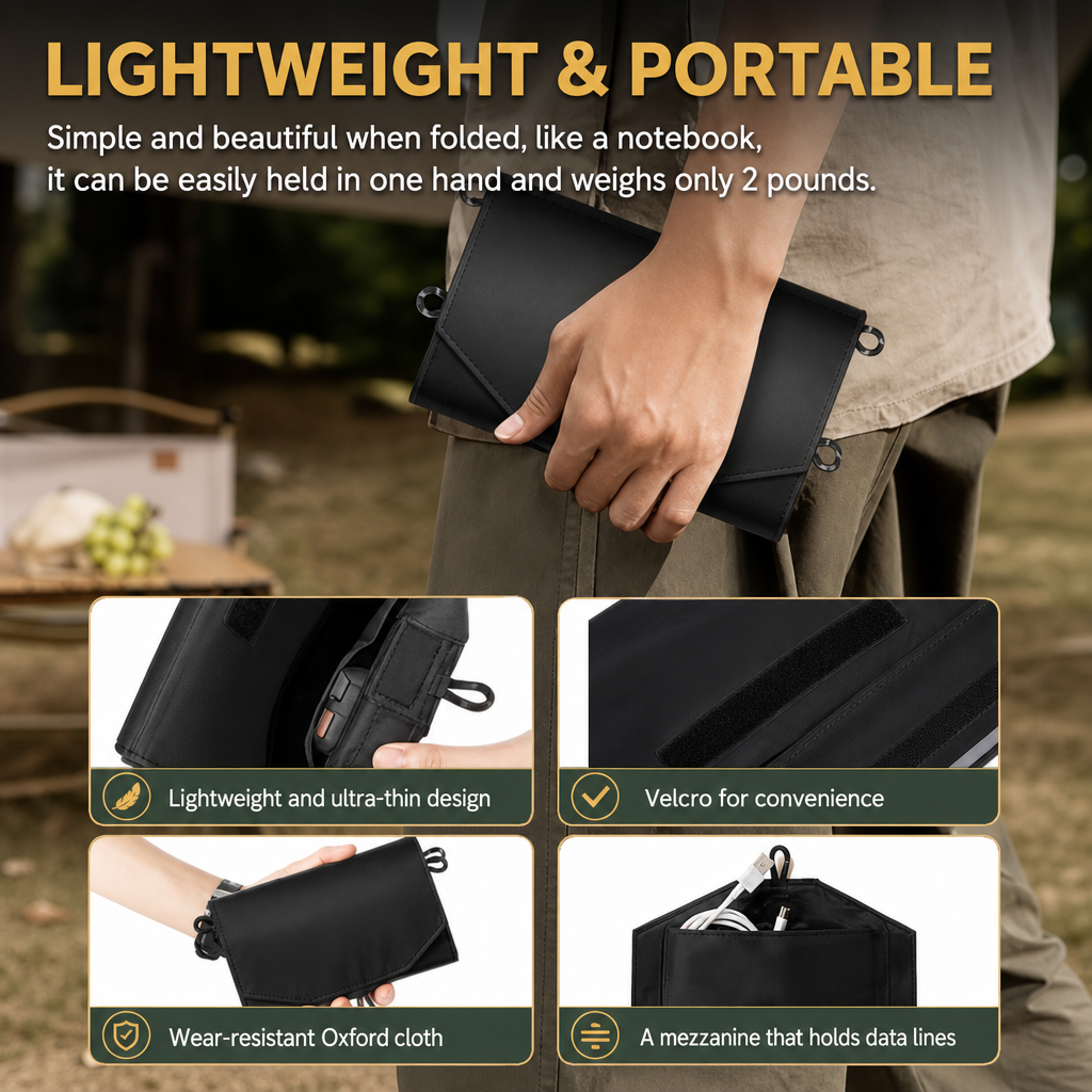 Foldable Solar Panel Charger