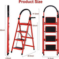 Folding Step Ladder with Safety Handle