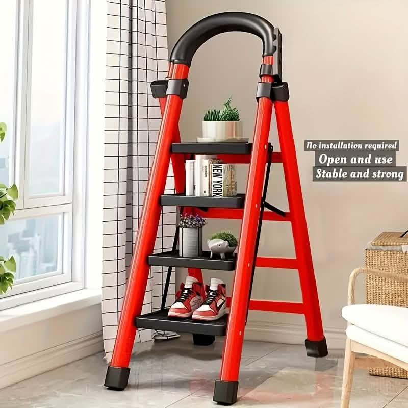 Folding Step Ladder with Safety Handle