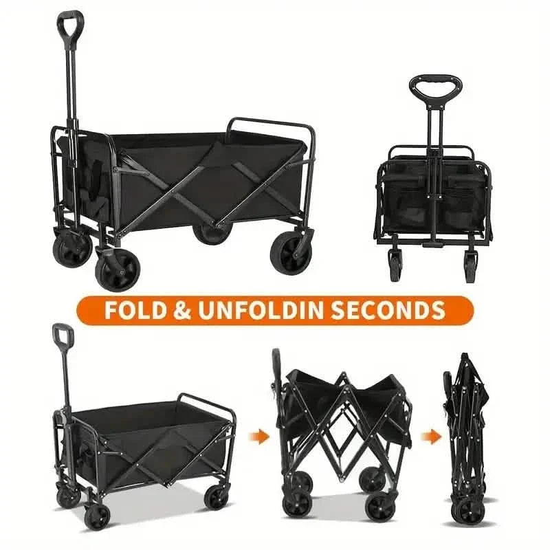 Folding Utility Wagon Cart