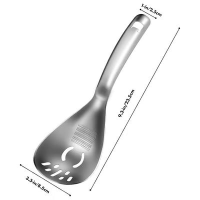 Garlic Press and Strainer Spoon