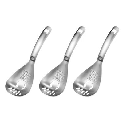 Garlic Press and Strainer Spoon