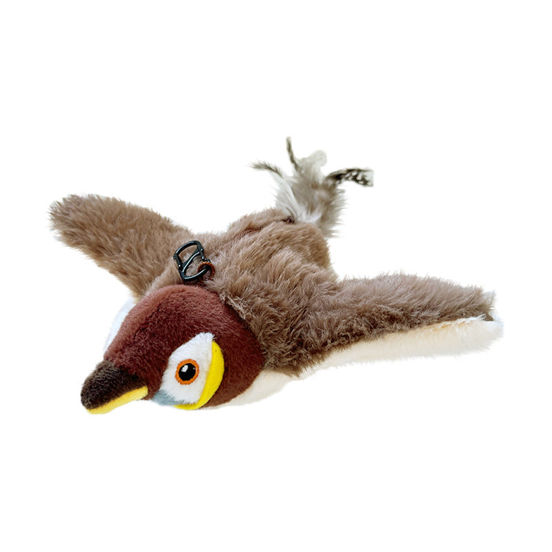 Interactive Plush Cat Toy