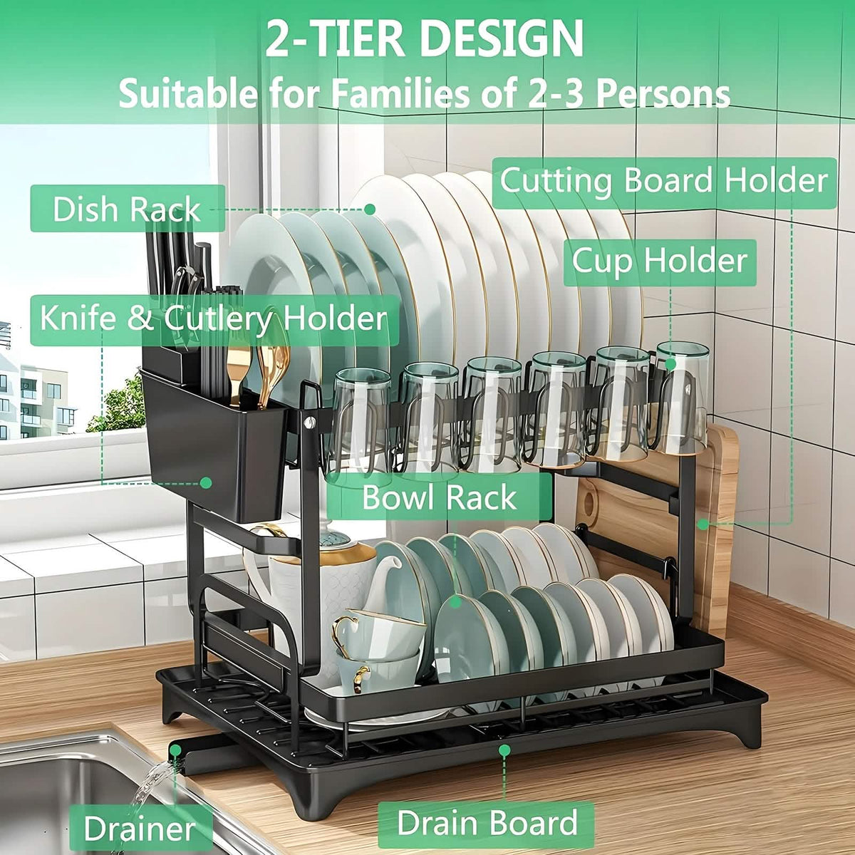 Kitchen Sink Storage Rack