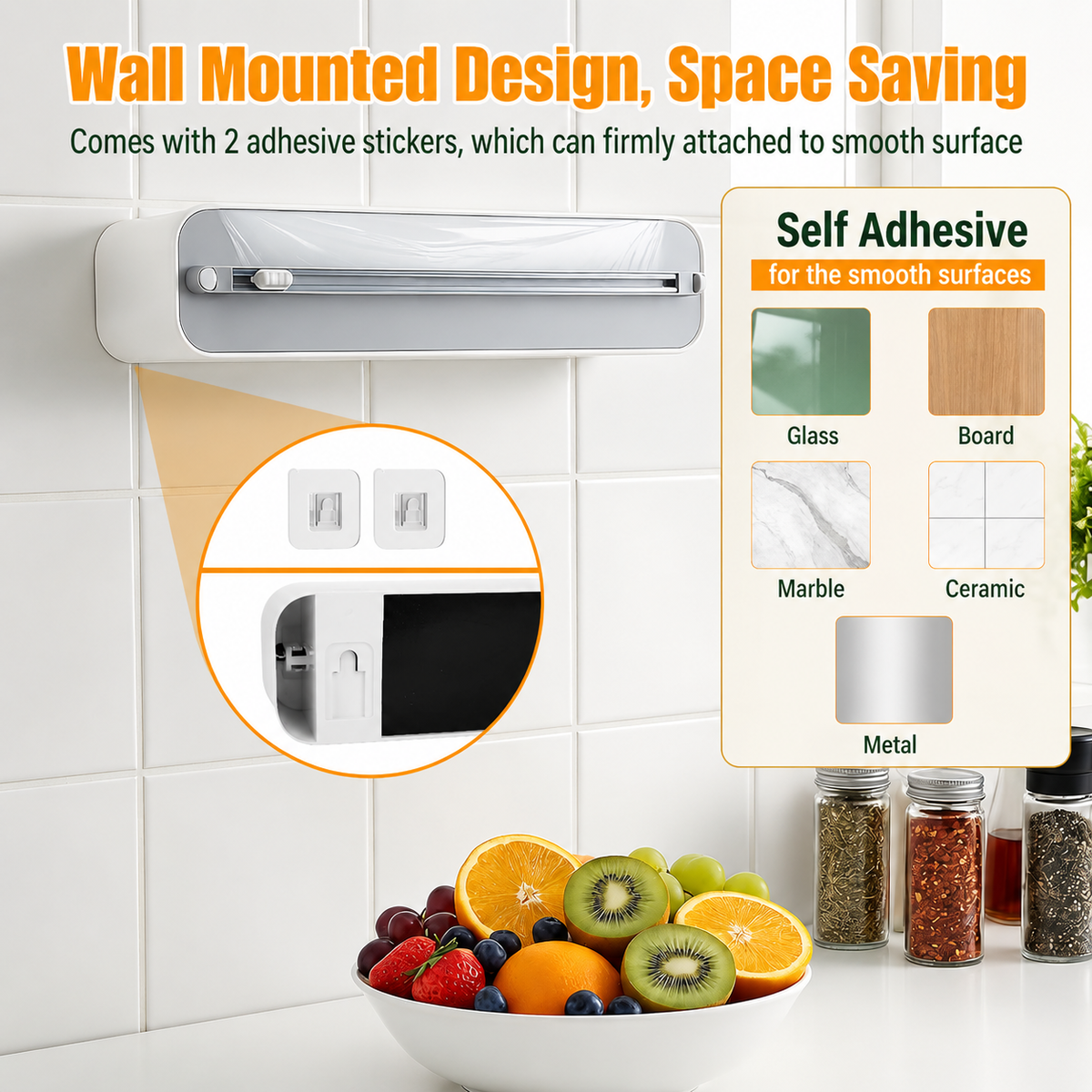Magnetic Plastic Wrap Dispenser