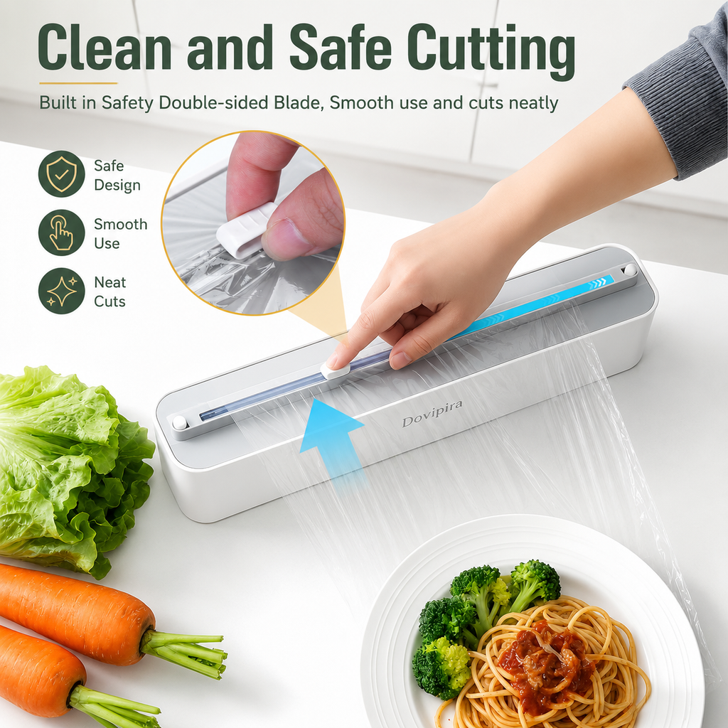 Magnetic Plastic Wrap Dispenser
