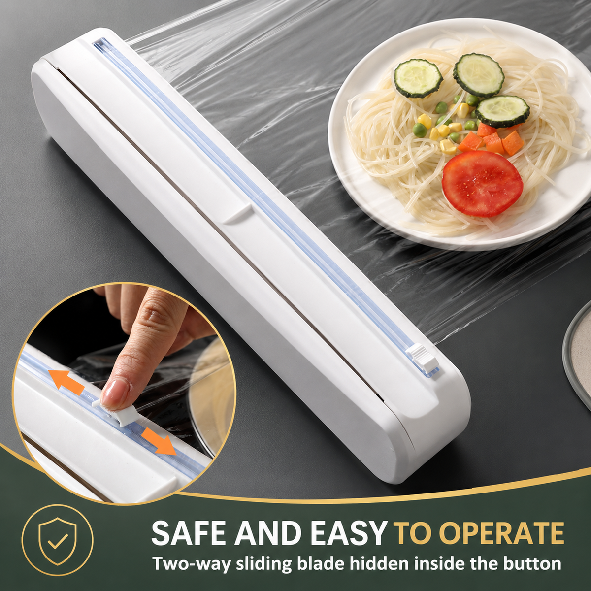 Magnetic Plastic Wrap Dispenser
