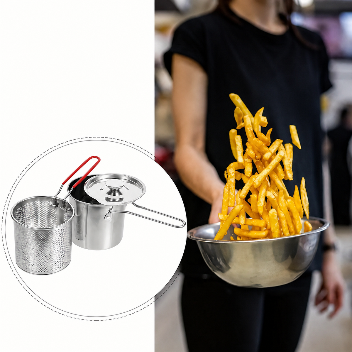 Stainless Steel Pot Strainer Insert